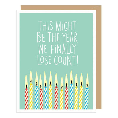 Lost Count Birthday Card - Lemon And Lavender Toronto