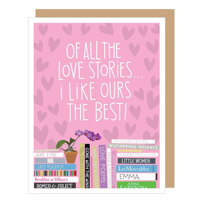 Love Stories Valentine's Day Card - Lemon And Lavender Toronto