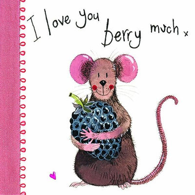 Love you berry much - Mini Card - Lemon And Lavender Toronto