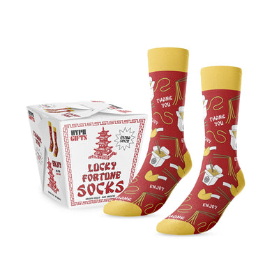 Lucky Fortune Takeout Socks - Lemon And Lavender Toronto