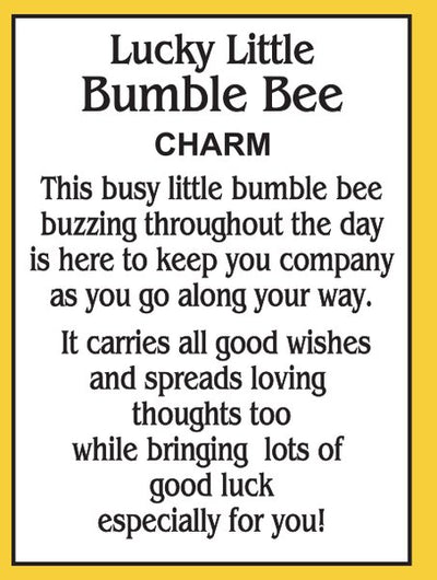 Lucky Little Bumble Bee Charm - Lemon And Lavender Toronto