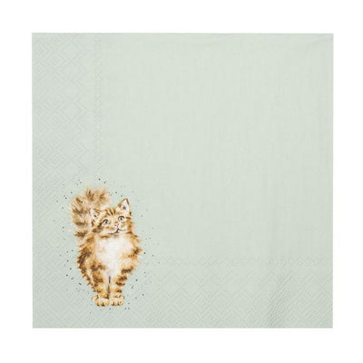 Lunch Napkin – Cat – Feline Good - Lemon And Lavender Toronto