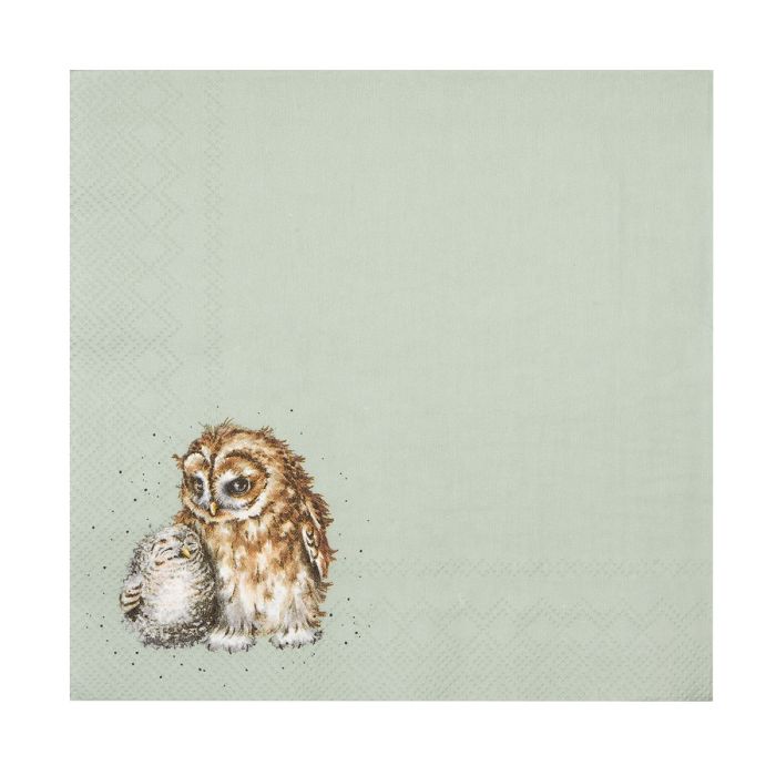 Lunch Napkin – Owl – Owl Together - Lemon And Lavender Toronto
