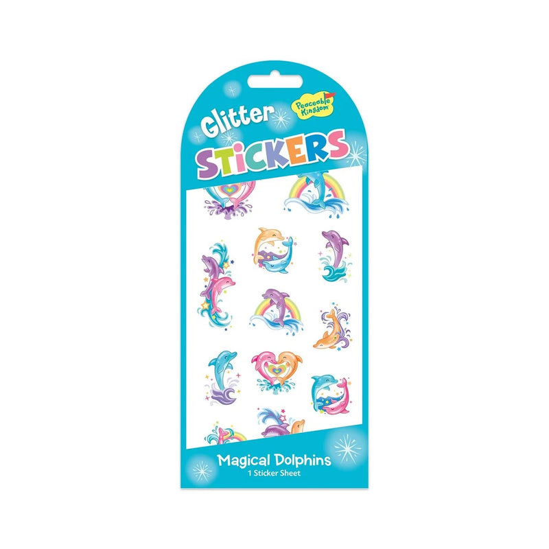 Magical Dolphins Glitter Stickers - Lemon And Lavender Toronto