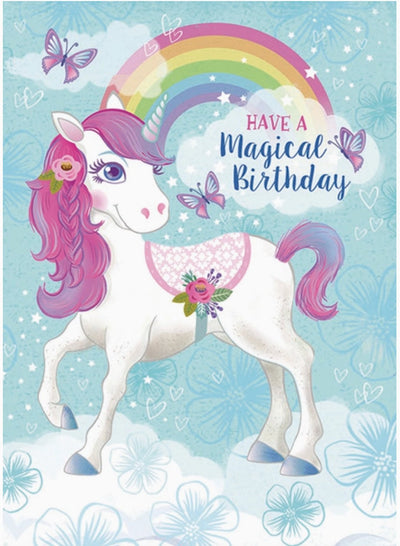 Magical Unicorn Birthday Card - Lemon And Lavender Toronto
