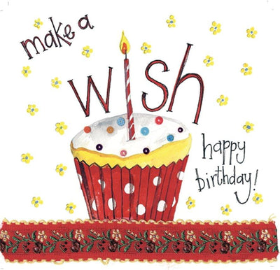Make A Wish birthday Card - Lemon And Lavender Toronto