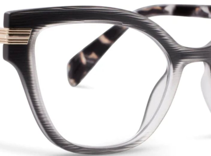 Marquee Black/Sand Quartz Reading Glasses - Peepers - Lemon And Lavender Toronto