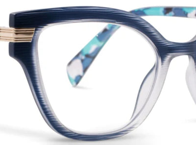 Marquee Navy/Marine Quartz Reading Glasses - Peepers - Lemon And Lavender Toronto