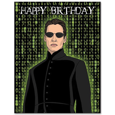 Matrix Happy Birthday Card - Lemon And Lavender Toronto
