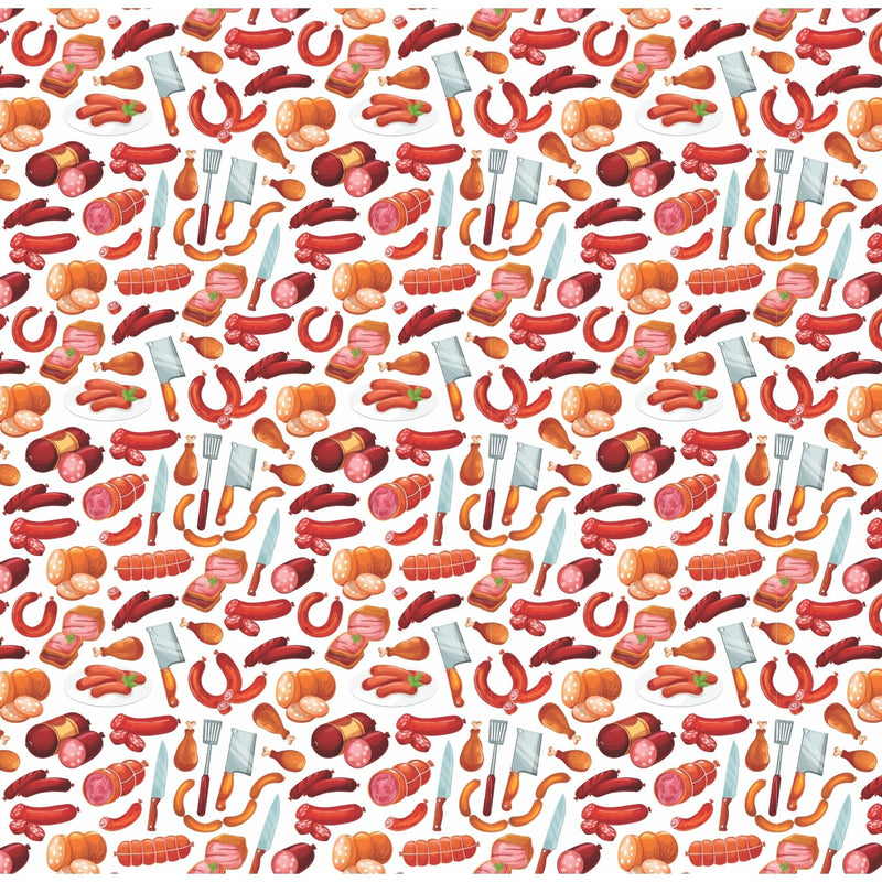 Meat Theme Funny Gift Wrapping Paper - Lemon And Lavender Toronto
