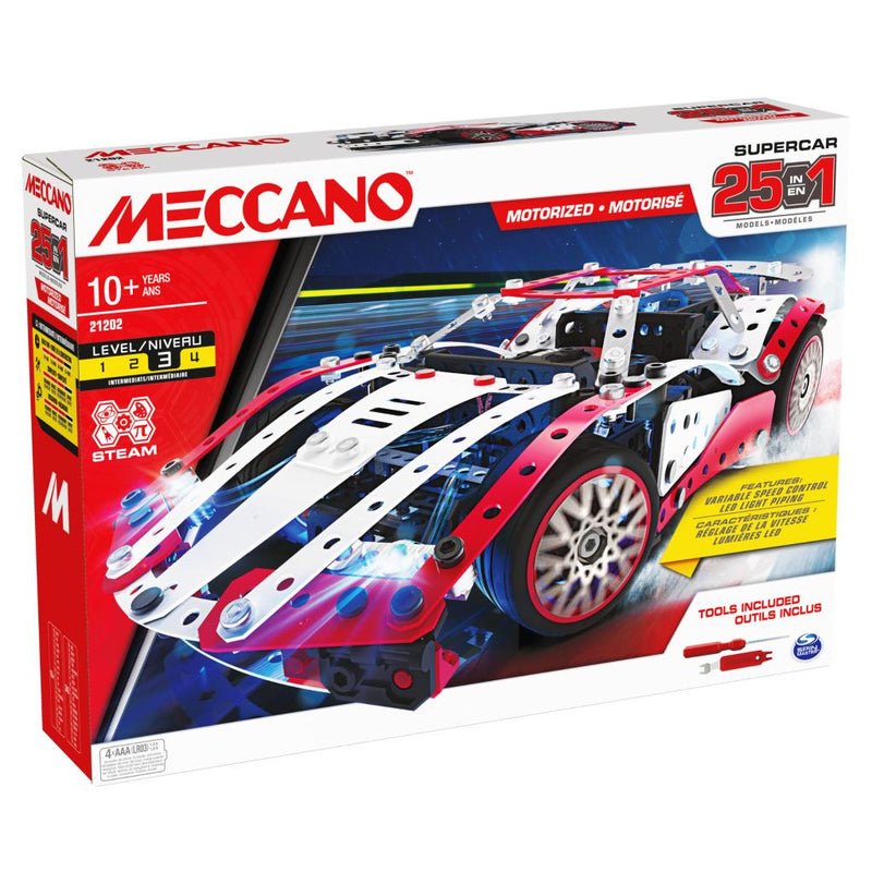 Meccano, 25-in-1 Motorized Supercar - Lemon And Lavender Toronto