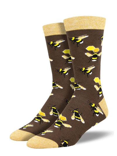 Mens Bumblebee Socks - Lemon And Lavender Toronto