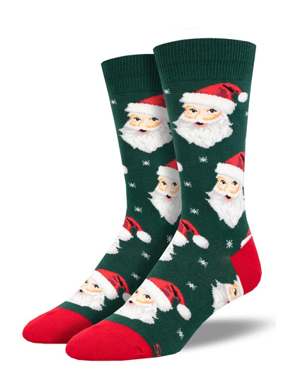 Mens Christmas Santa Claus Socks - Lemon And Lavender Toronto