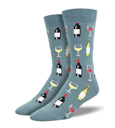 Men's Fine Wine Socks - Lemon And Lavender Toronto