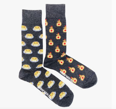 Men's Socks | Maple Socks | Canned Mismatched - Lemon And Lavender Toronto