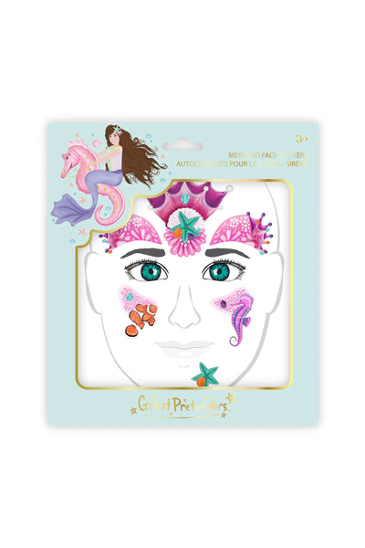 Mermaid Face Stickers - Lemon And Lavender Toronto