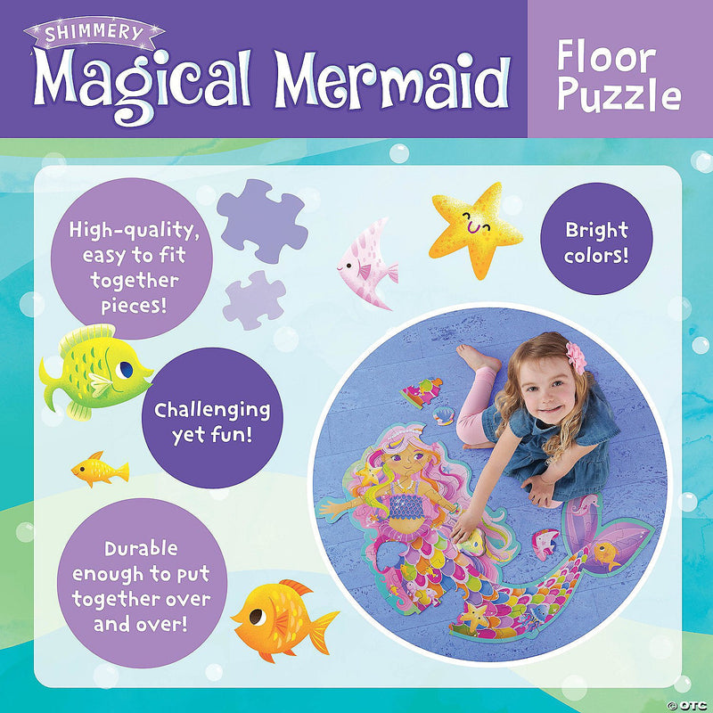 Mermaid Floor Puzzle - Lemon And Lavender Toronto