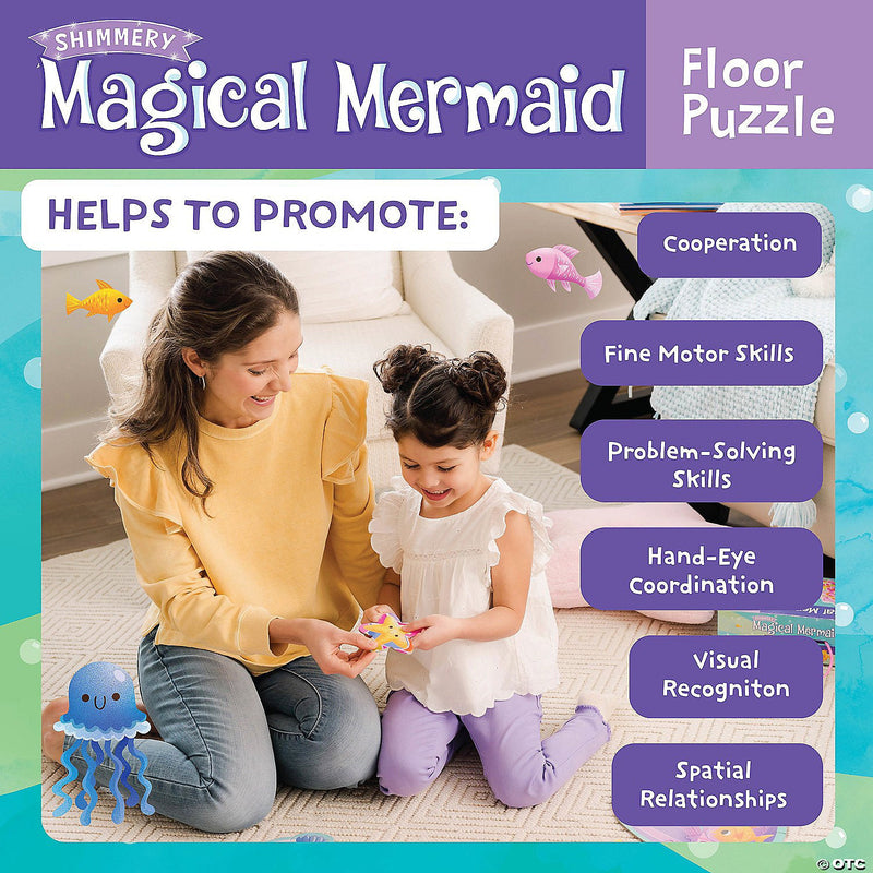 Mermaid Floor Puzzle - Lemon And Lavender Toronto