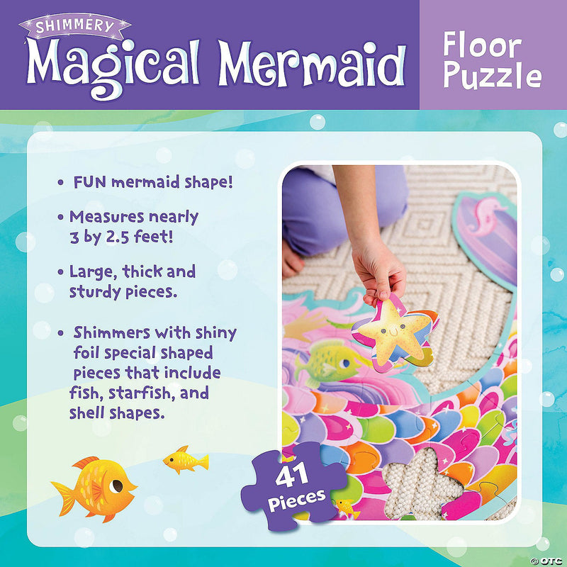 Mermaid Floor Puzzle - Lemon And Lavender Toronto