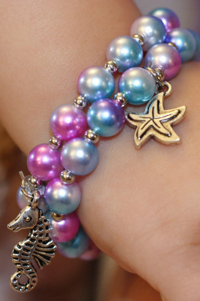 Mermaid Mist Bracelet Set, 2 pc - Lemon And Lavender Toronto