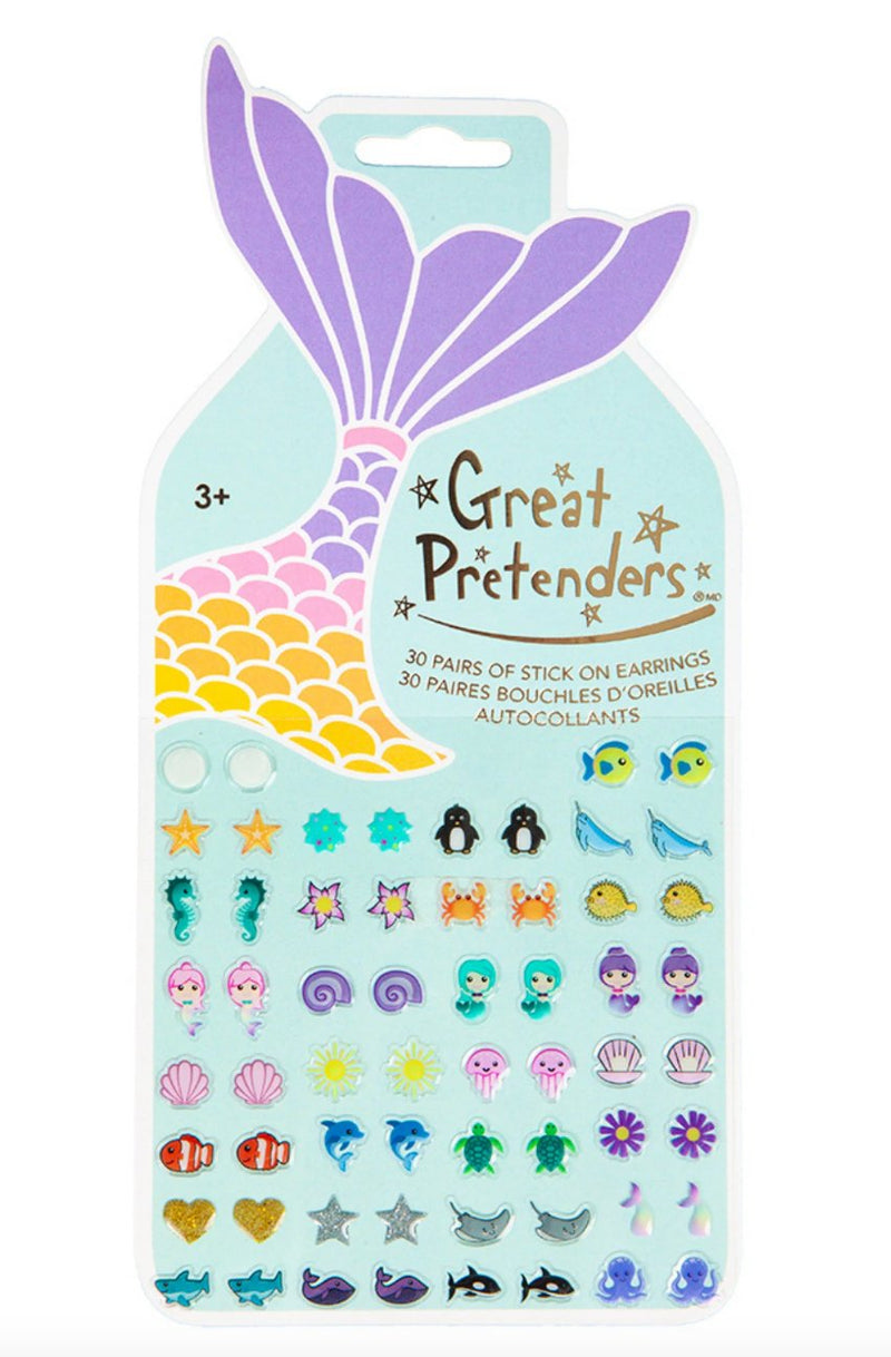 Mermaid Sticker Earrings - Lemon And Lavender Toronto