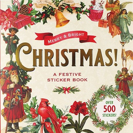 Merry and Bright Christmas Sticker Book - Lemon And Lavender Toronto