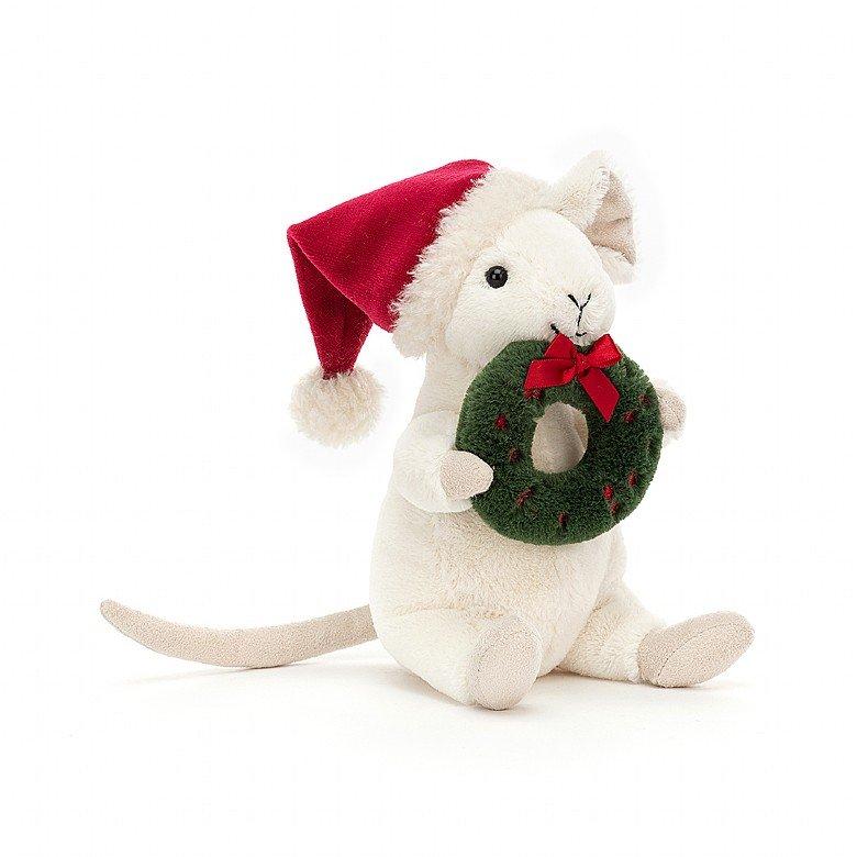 Merry Mouse Wreath - Jellycat - Lemon And Lavender Toronto