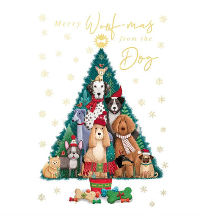 Merry Woofmas from the Dog Christmas Card - Lemon And Lavender Toronto