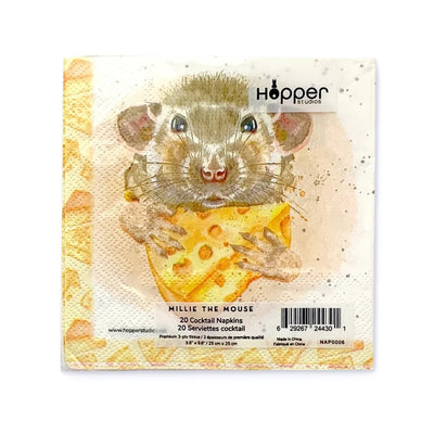 Millie the Mouse paper napkins - Lemon And Lavender Toronto