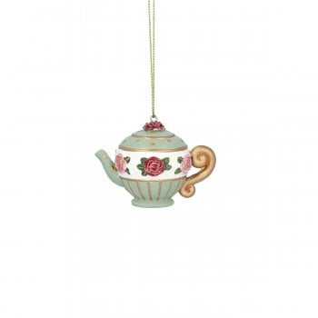 Mini Painted Teapot with delicate Rose design - Lemon And Lavender Toronto