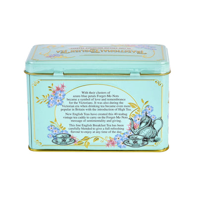 Mint Green Vintage Victorian Tea Tin with 40 Teabags - Lemon And Lavender Toronto