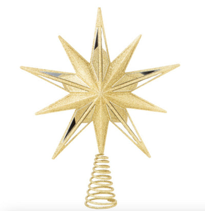 Mirrored and Glitter Star Tree Topper - Lemon And Lavender Toronto