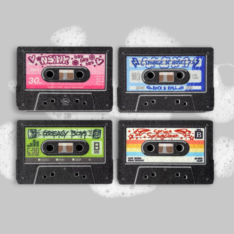 Mix Tapes Cassette Sponges - Lemon And Lavender Toronto