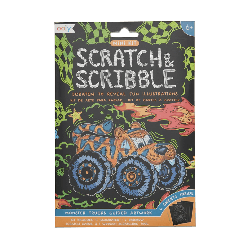 Monster Trucks Mini Scratch & Scribble & Scribble - Lemon And Lavender Toronto
