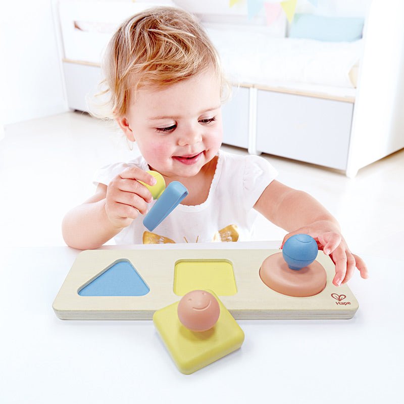 Montessori Multiple Shape Puzzle – HAPE - Lemon And Lavender Toronto