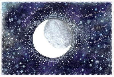 Moon Birthday Friend Card - Lemon And Lavender Toronto