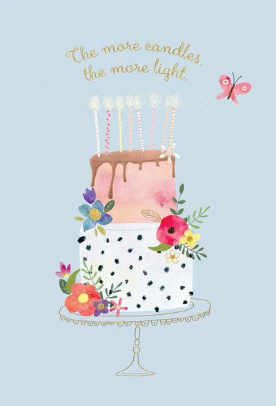 More Candles More Light Birthday Card - Lemon And Lavender Toronto