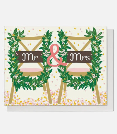 MR & MRS GREETING CARD - Lemon And Lavender Toronto