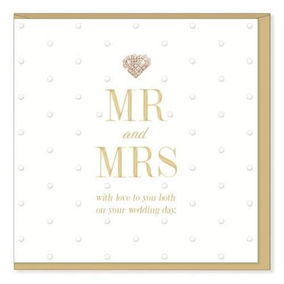 Mr & Mrs - Wedding Card - Lemon And Lavender Toronto