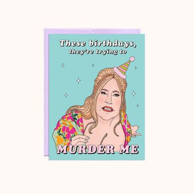 Murder Me | Birthday Card - Lemon And Lavender Toronto