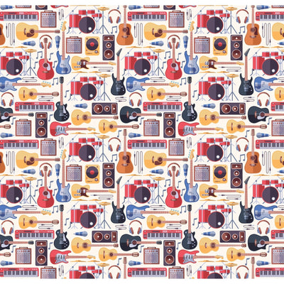 Music Gift Wrapping Paper - Lemon And Lavender Toronto