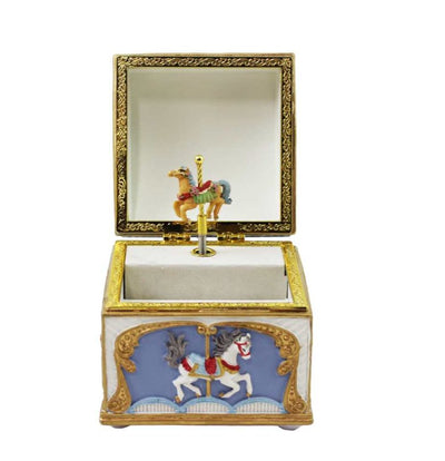 Musical Carousel Horse Jewelry Box - Lemon And Lavender Toronto