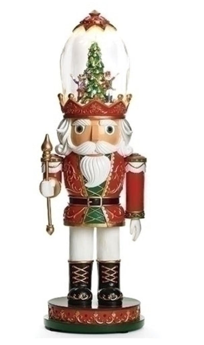 Musical Nutcracker with Clear Dome rotating scene - Lemon And Lavender Toronto