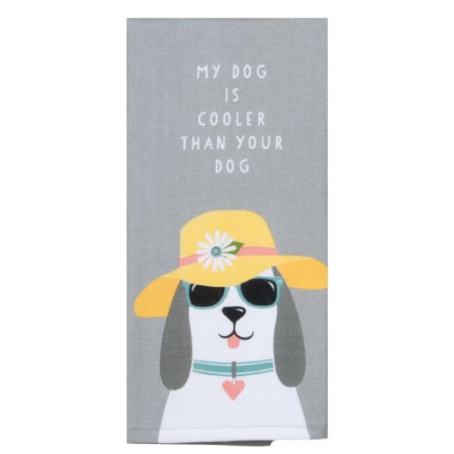 MY DOG IS COOLER THAN YOUR DOG-Tea Towel - Lemon And Lavender Toronto