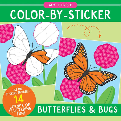 My First Color-By-Sticker Book - Butterflies & Bugs - Lemon And Lavender Toronto