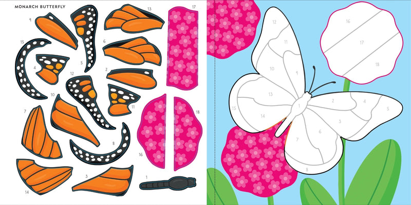 My First Color-By-Sticker Book - Butterflies & Bugs - Lemon And Lavender Toronto