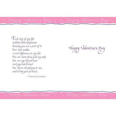 My Wife, My Friend Valentine Card - Lemon And Lavender Toronto