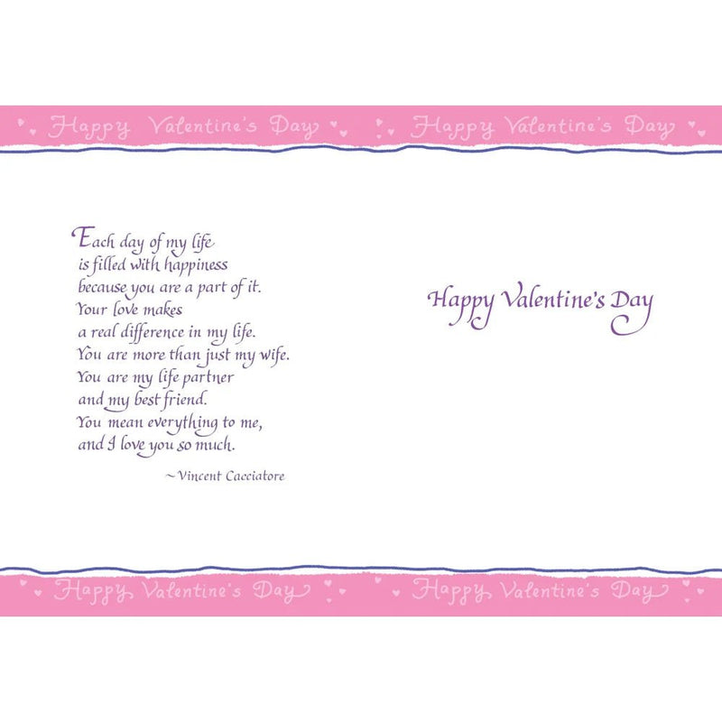 My Wife, My Friend Valentine Card - Lemon And Lavender Toronto