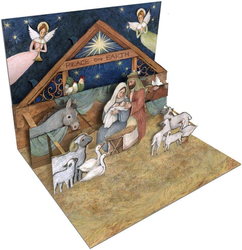 Nativity Pop-Up Christmas Card Box Set - Lemon And Lavender Toronto