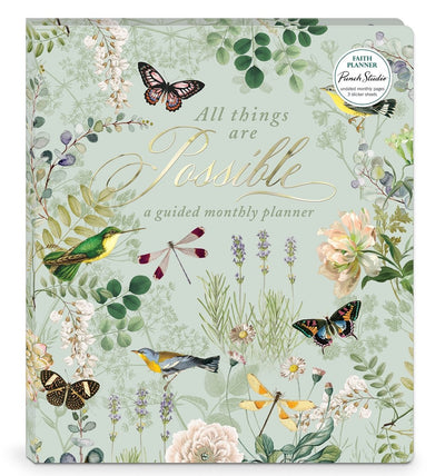 Nature’s Grace Undated Guided Planner - Lemon And Lavender Toronto